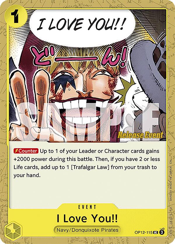 I Love You!! [Legacy of the Master Release Event Cards] | Black Swamp Games