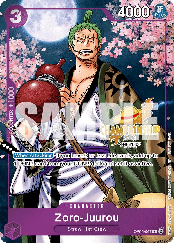 Zoro-Juurou (CS 25-26 Event Pack) [One Piece Promotion Cards] | Black Swamp Games