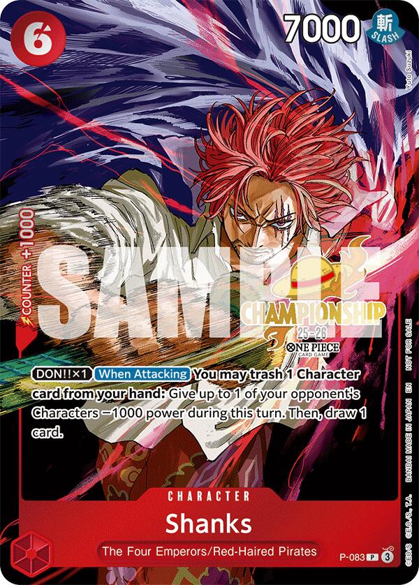 Shanks (CS 25-26 Event Pack) [One Piece Promotion Cards] | Black Swamp Games