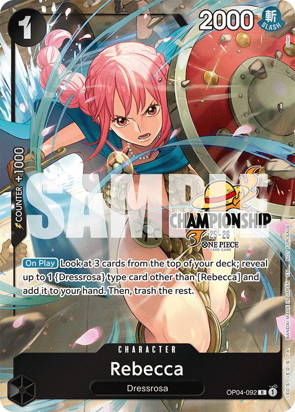 Rebecca (CS 25-26 Celebration Pack) [One Piece Promotion Cards] | Black Swamp Games