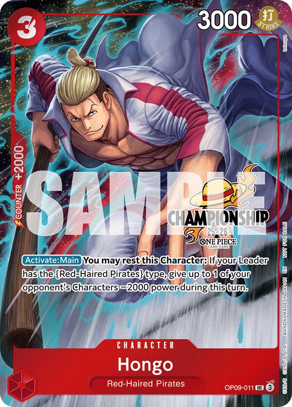 Hongo (CS 25-26 Celebration Pack) [One Piece Promotion Cards] | Black Swamp Games