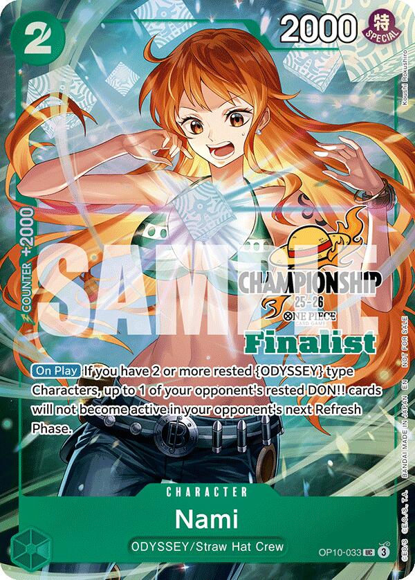 Nami (CS 25-26 Finalist Card Set 1) [One Piece Promotion Cards] | Black Swamp Games