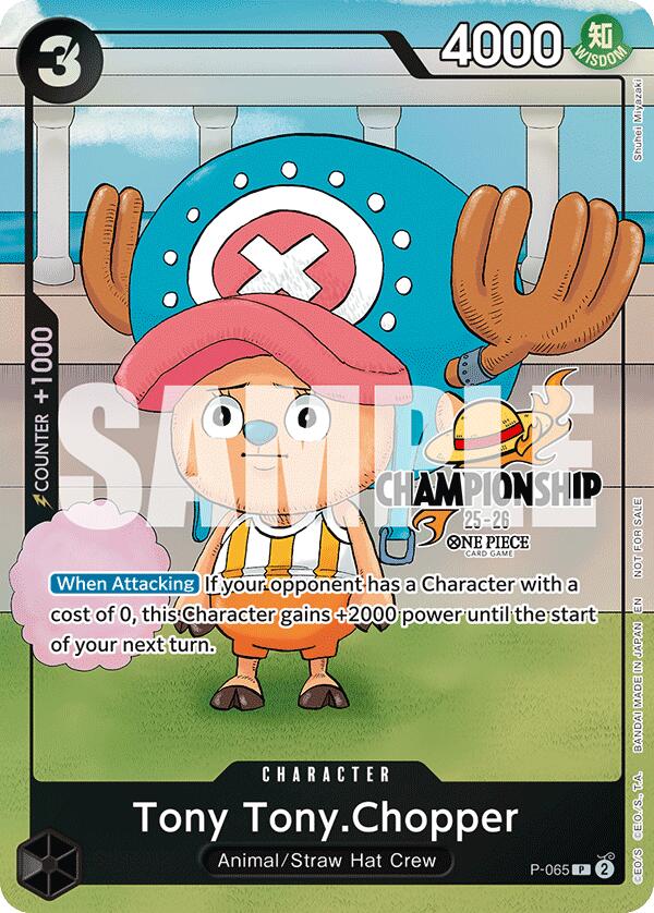 Tony Tony.Chopper (CS 25-26 Event Pack Finalist Ver.) [One Piece Promotion Cards] | Black Swamp Games