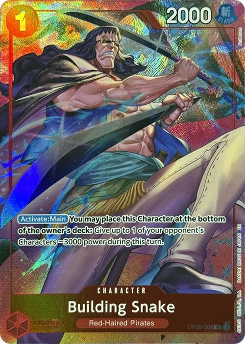 Building Snake (Premium Card Collection -Best Selection Vol. 4-) [One Piece Promotion Cards] | Black Swamp Games