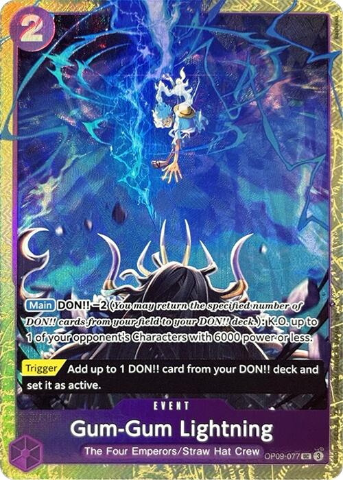 Gum-Gum Lightning (Premium Card Collection -Best Selection Vol. 4-) [One Piece Promotion Cards] | Black Swamp Games