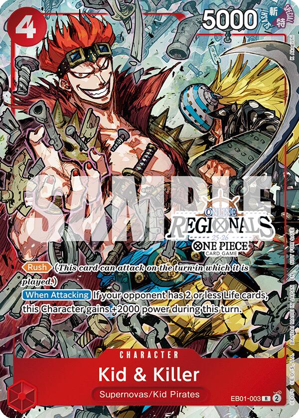 Kid & Killer (Online Regional Participation Pack 2025 Vol.2) [One Piece Promotion Cards] | Black Swamp Games