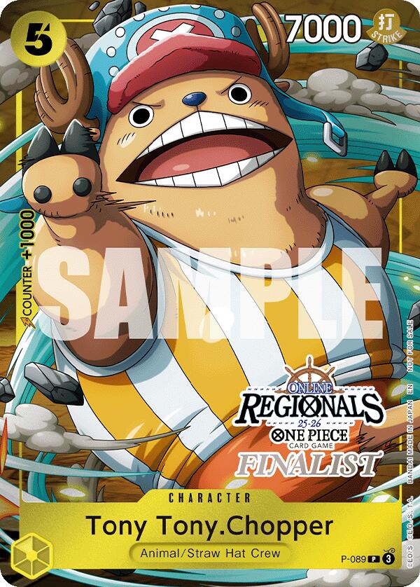 Tony Tony.Chopper (Online Regional Finalist Card Set 2025 Vol.2) [One Piece Promotion Cards] | Black Swamp Games