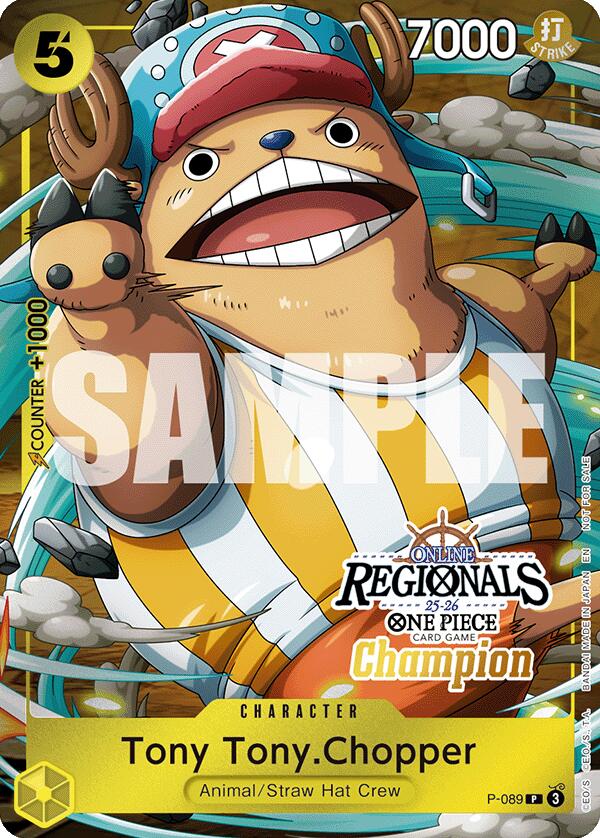 Tony Tony.Chopper (Online Regional Champion Card Set 2025 Vol.2) [One Piece Promotion Cards] | Black Swamp Games
