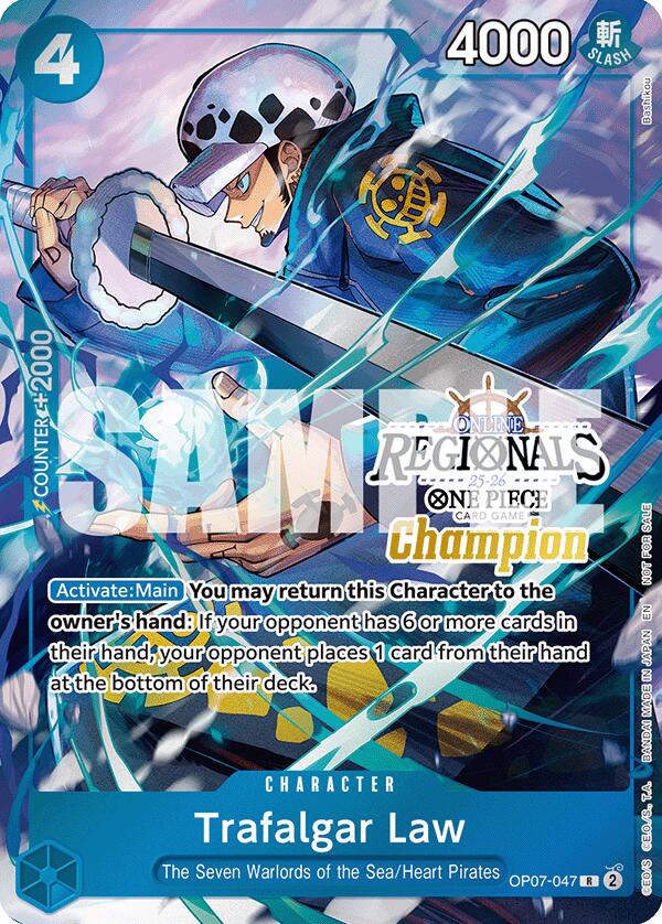 Trafalgar Law (Online Regional Champion Card Set 2025 Vol.2) [One Piece Promotion Cards] | Black Swamp Games