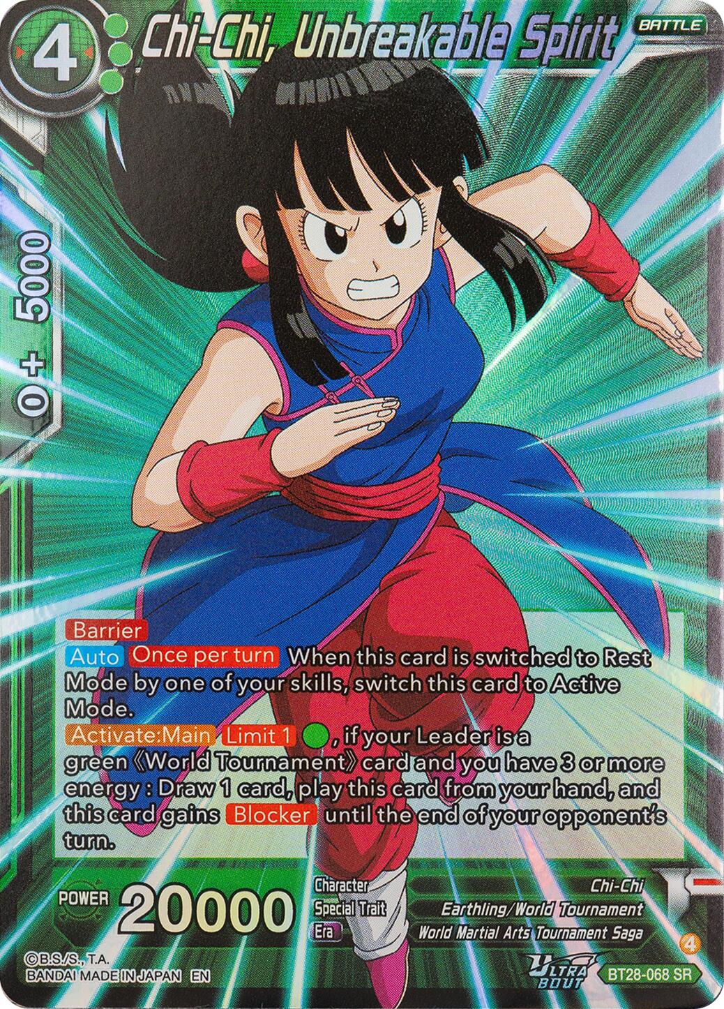 Chi-Chi, Unbreakable Spirit (BT28-068) [Prismatic Clash] | Black Swamp Games