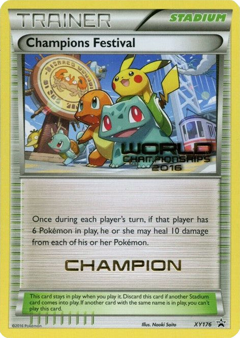 Champions Festival (XY176) (2016 Champion) [XY: Black Star Promos] | Black Swamp Games