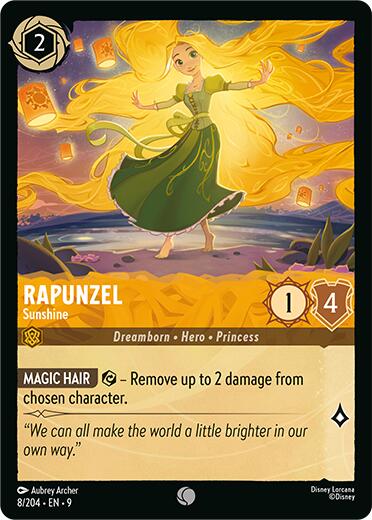 Rapunzel - Sunshine (8/204) [Fabled] | Black Swamp Games