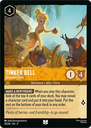 Tinker Bell - Generous Fairy (12/204) [Fabled] | Black Swamp Games