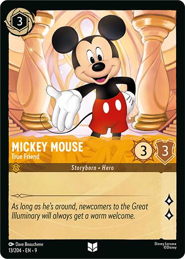 Mickey Mouse - True Friend (13/204) [Fabled] | Black Swamp Games