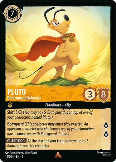 Pluto - Determined Defender (14/204) [Fabled] | Black Swamp Games