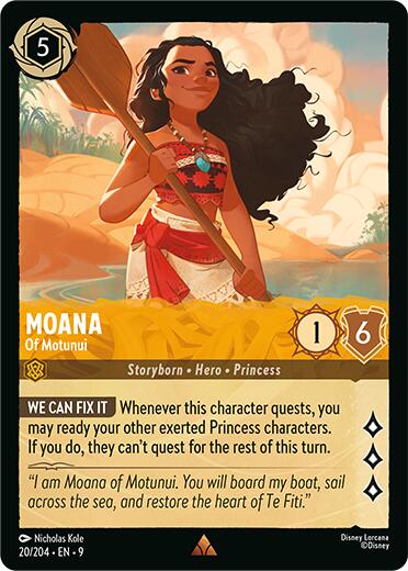 Moana - Of Motunui (20/204) [Fabled] | Black Swamp Games
