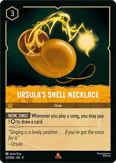 Ursula's Shell Necklace (33/204) [Fabled] | Black Swamp Games