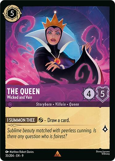The Queen - Wicked and Vain (35/204) [Fabled] | Black Swamp Games