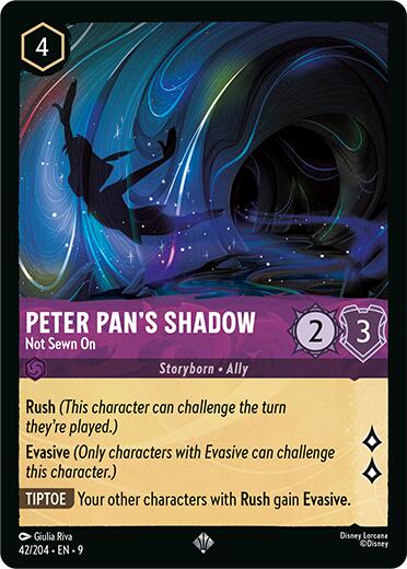 Peter Pan's Shadow - Not Sewn On (42/204) [Fabled] | Black Swamp Games