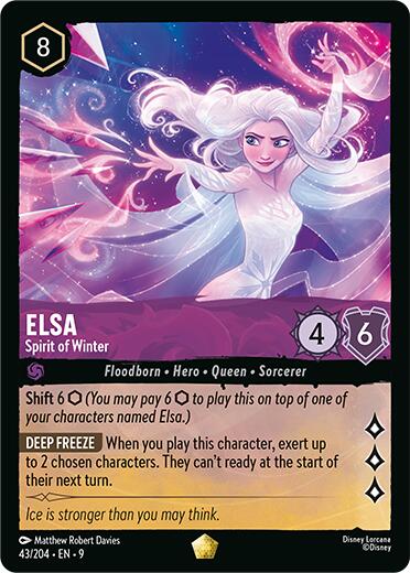 Elsa - Spirit of Winter (43/204) [Fabled] | Black Swamp Games