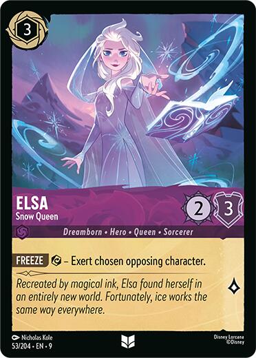 Elsa - Snow Queen (53/204) [Fabled] | Black Swamp Games