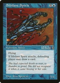 Sibilant Spirit (Oversized) [Oversize Cards] | Black Swamp Games