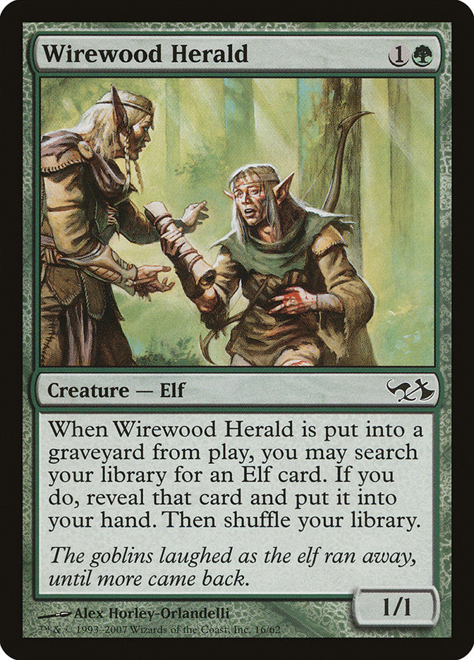 Wirewood Herald [Duel Decks: Elves vs. Goblins] | Black Swamp Games