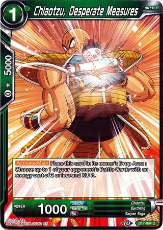 Chiaotzu, Desperate Measures (BT7-064) [Assault of the Saiyans] | Black Swamp Games