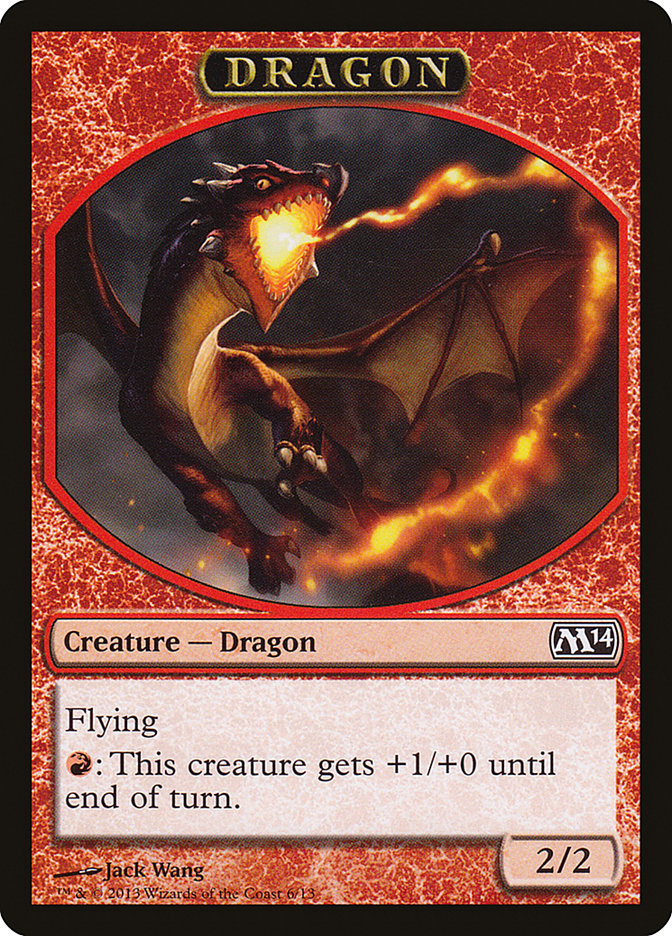 Dragon Token [Magic 2014 Tokens] | Black Swamp Games