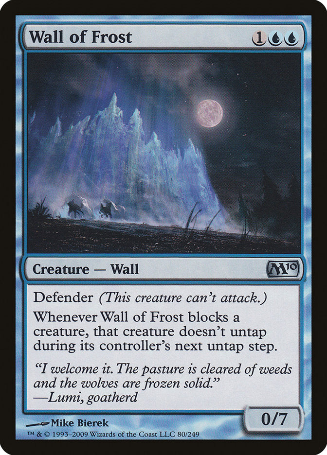 Wall of Frost [Magic 2010] | Black Swamp Games