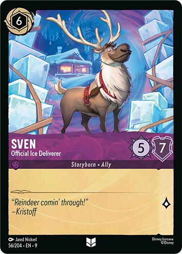Sven - Official Ice Deliverer (56/204) [Fabled] | Black Swamp Games