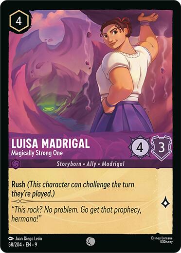 Luisa Madrigal - Magically Strong One (58/204) [Fabled] | Black Swamp Games