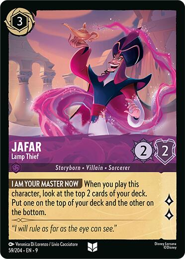 Jafar - Lamp Thief (59/204) [Fabled] | Black Swamp Games