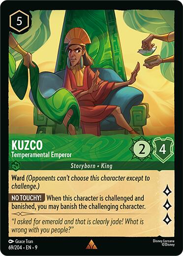 Kuzco - Temperamental Emperor (69/204) [Fabled] | Black Swamp Games