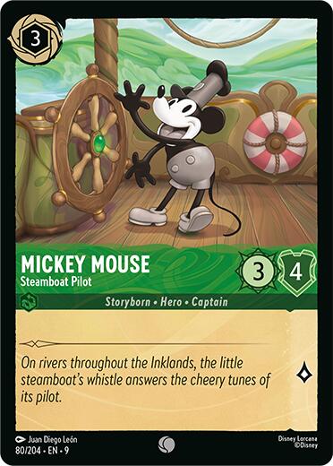 Mickey Mouse - Steamboat Pilot (80/204) [Fabled] | Black Swamp Games