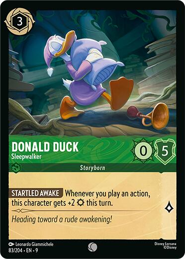 Donald Duck - Sleepwalker (83/204) [Fabled] | Black Swamp Games
