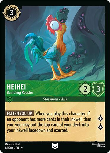 Heihei - Bumbling Rooster (86/204) [Fabled] | Black Swamp Games