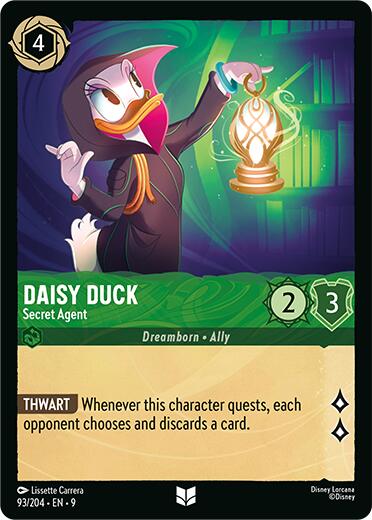 Daisy Duck - Secret Agent (93/204) [Fabled] | Black Swamp Games