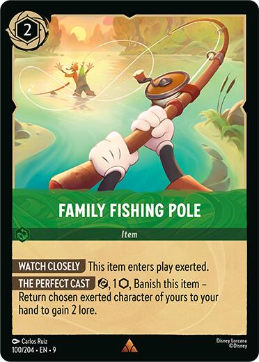 Family Fishing Pole (100/204) [Fabled] | Black Swamp Games