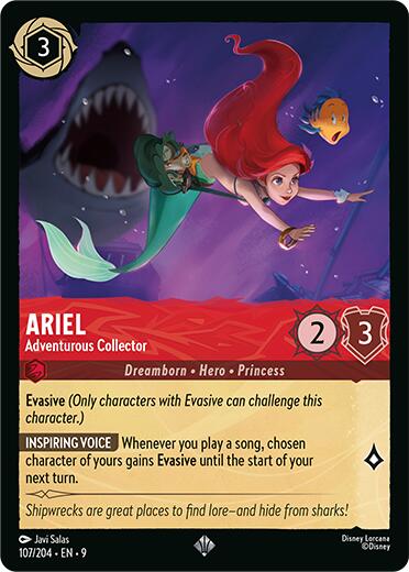 Ariel - Adventurous Collector (107/204) [Fabled] | Black Swamp Games