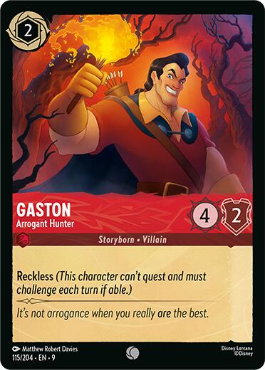 Gaston - Arrogant Hunter (115/204) [Fabled] | Black Swamp Games