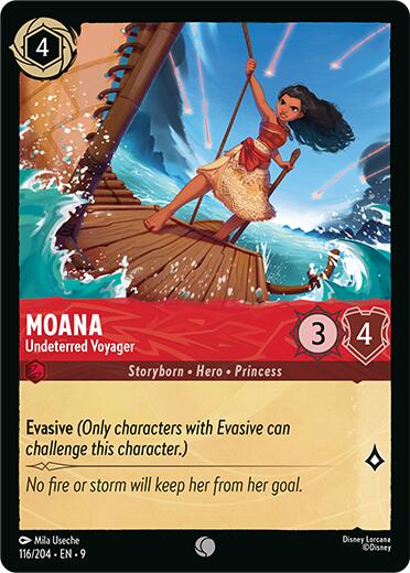 Moana - Undeterred Voyager (116/204) [Fabled] | Black Swamp Games