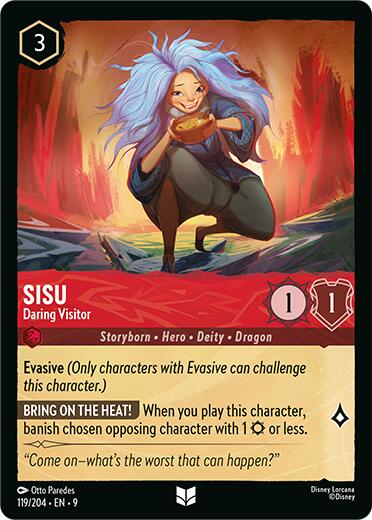 Sisu - Daring Visitor (119/204) [Fabled] | Black Swamp Games