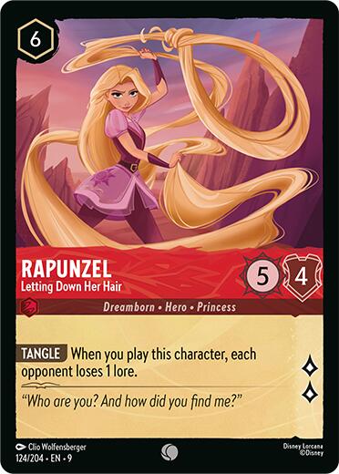 Rapunzel - Letting Down Her Hair (124/204) [Fabled] | Black Swamp Games
