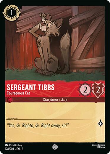 Sergeant Tibbs - Courageous Cat (128/204) [Fabled] | Black Swamp Games