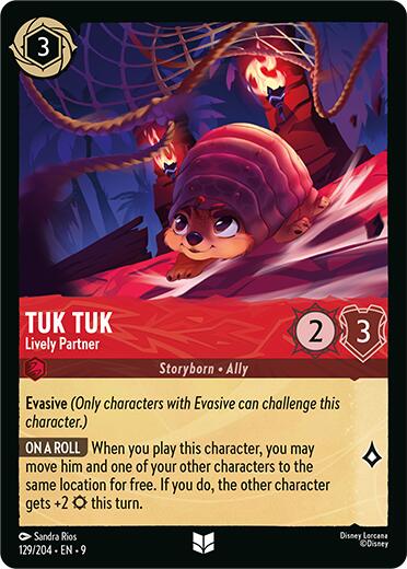 Tuk Tuk - Lively Partner (129/204) [Fabled] | Black Swamp Games
