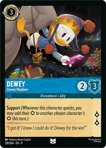 Dewey - Showy Nephew (139/204) [Fabled] | Black Swamp Games