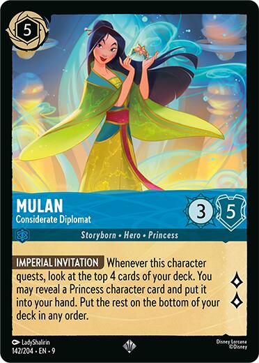 Mulan - Considerate Diplomat (142/204) [Fabled] | Black Swamp Games