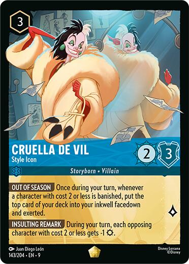 Cruella De Vil - Style Icon (143/204) [Fabled] | Black Swamp Games