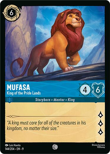 Mufasa - King of the Pride Lands (144/204) [Fabled] | Black Swamp Games